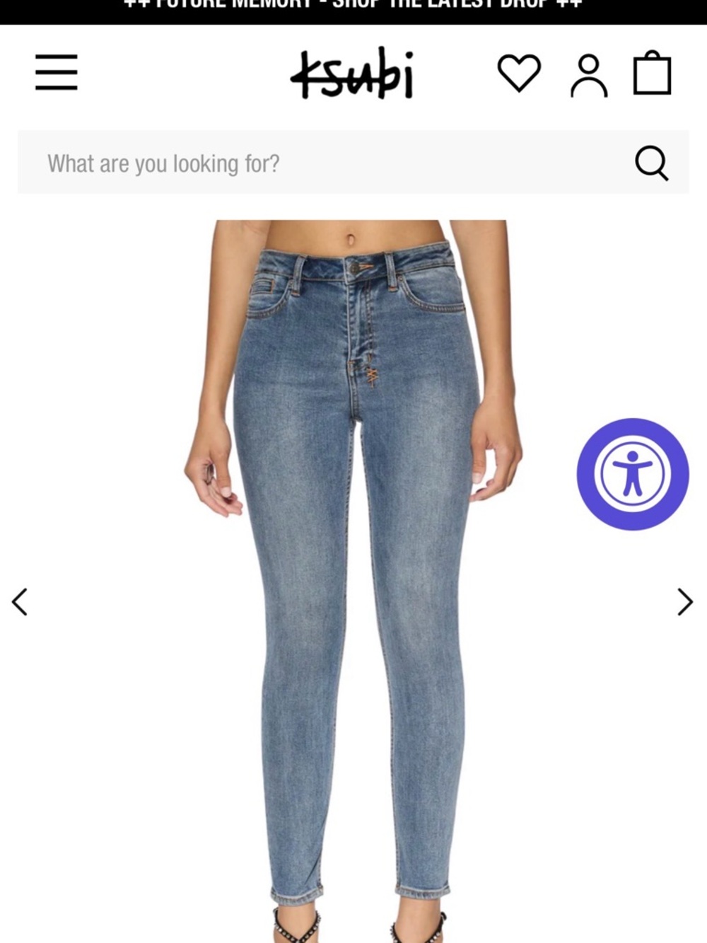 Ksubi Women's spray on Skinny Jeans